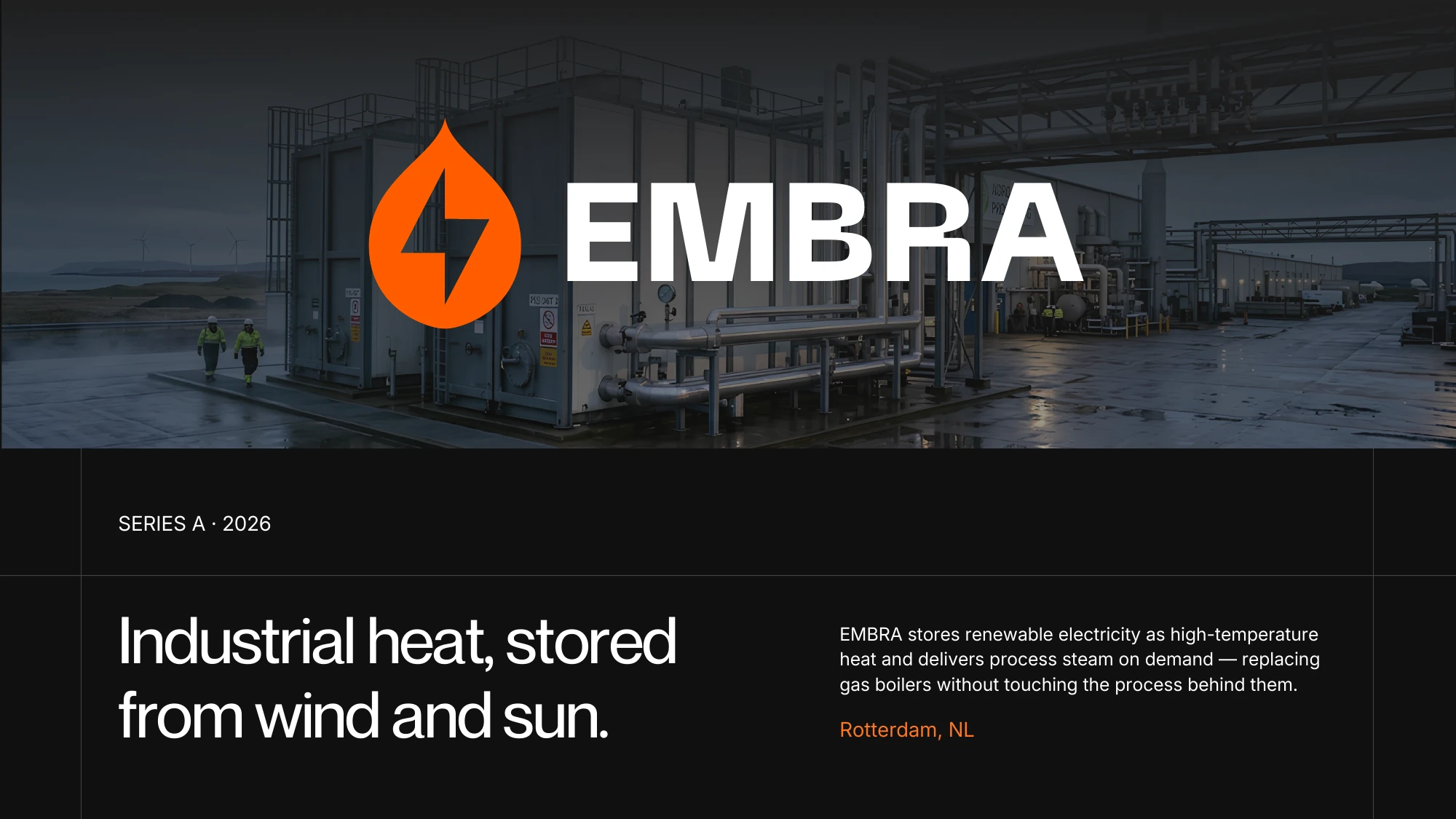 EMBRA deck, slide 1 of 18 — self-initiated